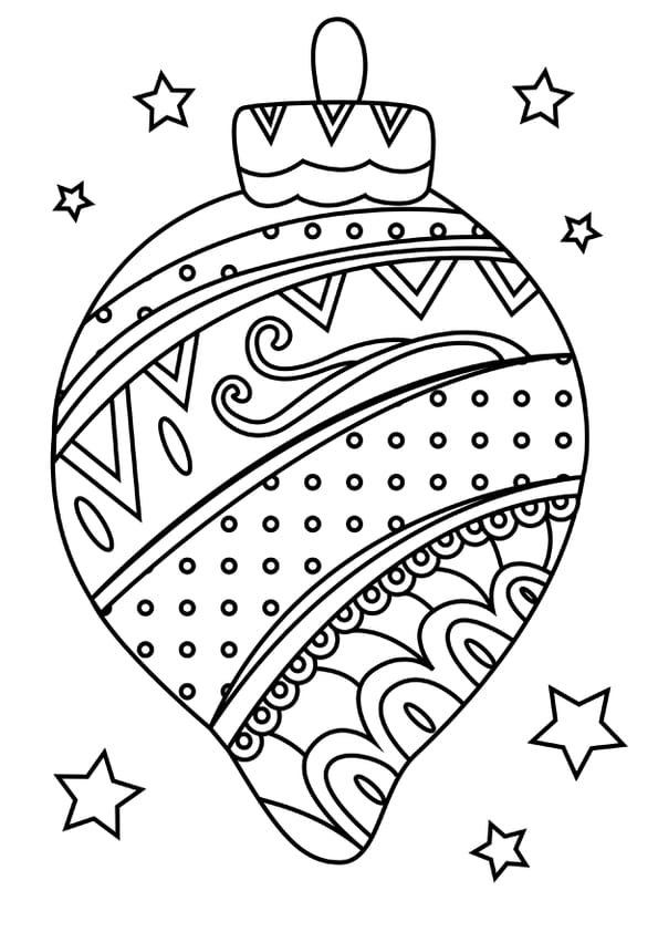 Coloriage Boule A Neige