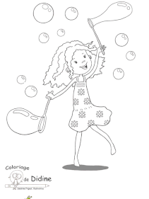 Coloriage bulles de savon