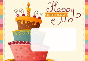 Enveloppes d'anniversaire &agrave; imprimer