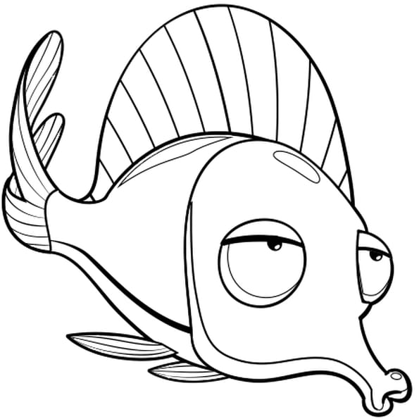 Coloriage Poisson A Imprimer Gratuit
