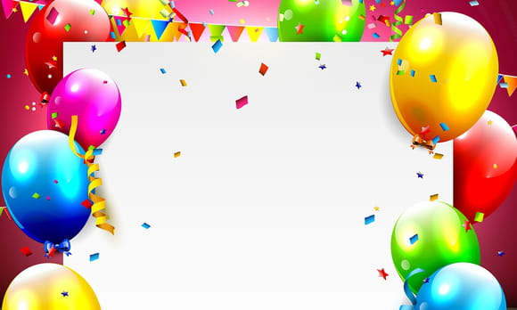 Carte invitation anniversaire