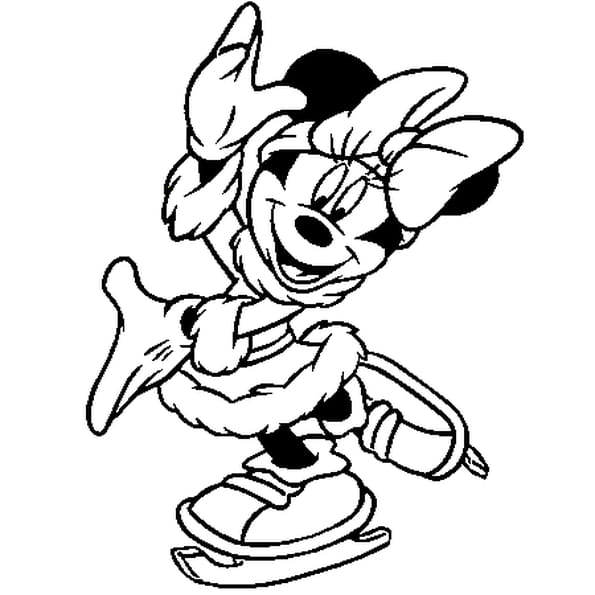 Coloriage Minnie En Ligne
