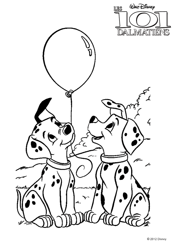 Coloriage Disney 101 Dalmatiens