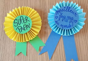 Comment cr&eacute;er une belle cocarde color&eacute;e pour la f&ecirc;te des P&egrave;res