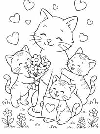 Les chats c&eacute;l&egrave;brent aussi la f&ecirc;te des m&egrave;res