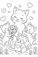 Les chats c&eacute;l&egrave;brent aussi la f&ecirc;te des m&egrave;res