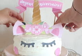 Un gâteau licorne qui en jette : imprimez votre topper prêt à poser