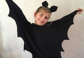 Ce déguisement de chauve-souris est le plus facile à faire pour Halloween