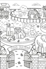 Coloriage de tous les animaux du zoo