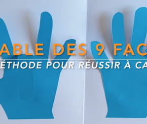 Table des 9&nbsp;avec les doigts