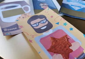 R&eacute;alisez une carte &agrave; gratter pleine d'amour pour papa gr&acirc;ce &agrave; ce tuto facile