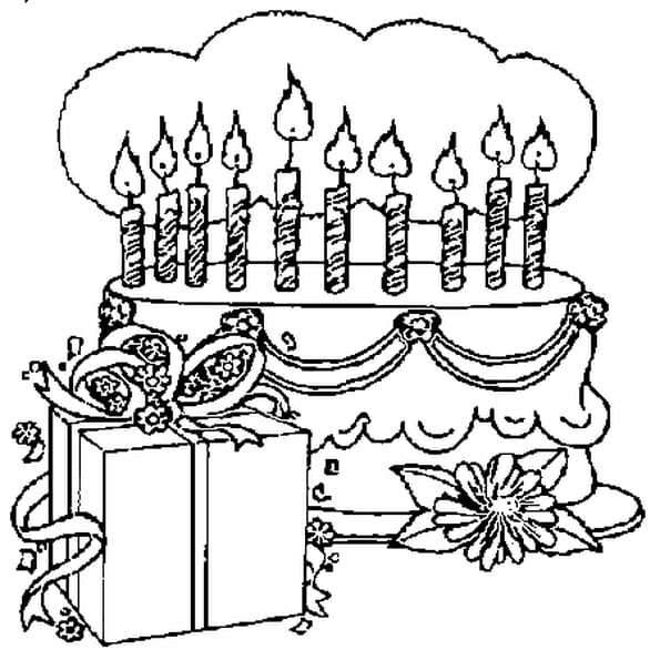 Coloriage D Anniversaire A Imprimer Pour Adulte