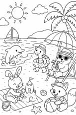 Les animaux profitent de la mer