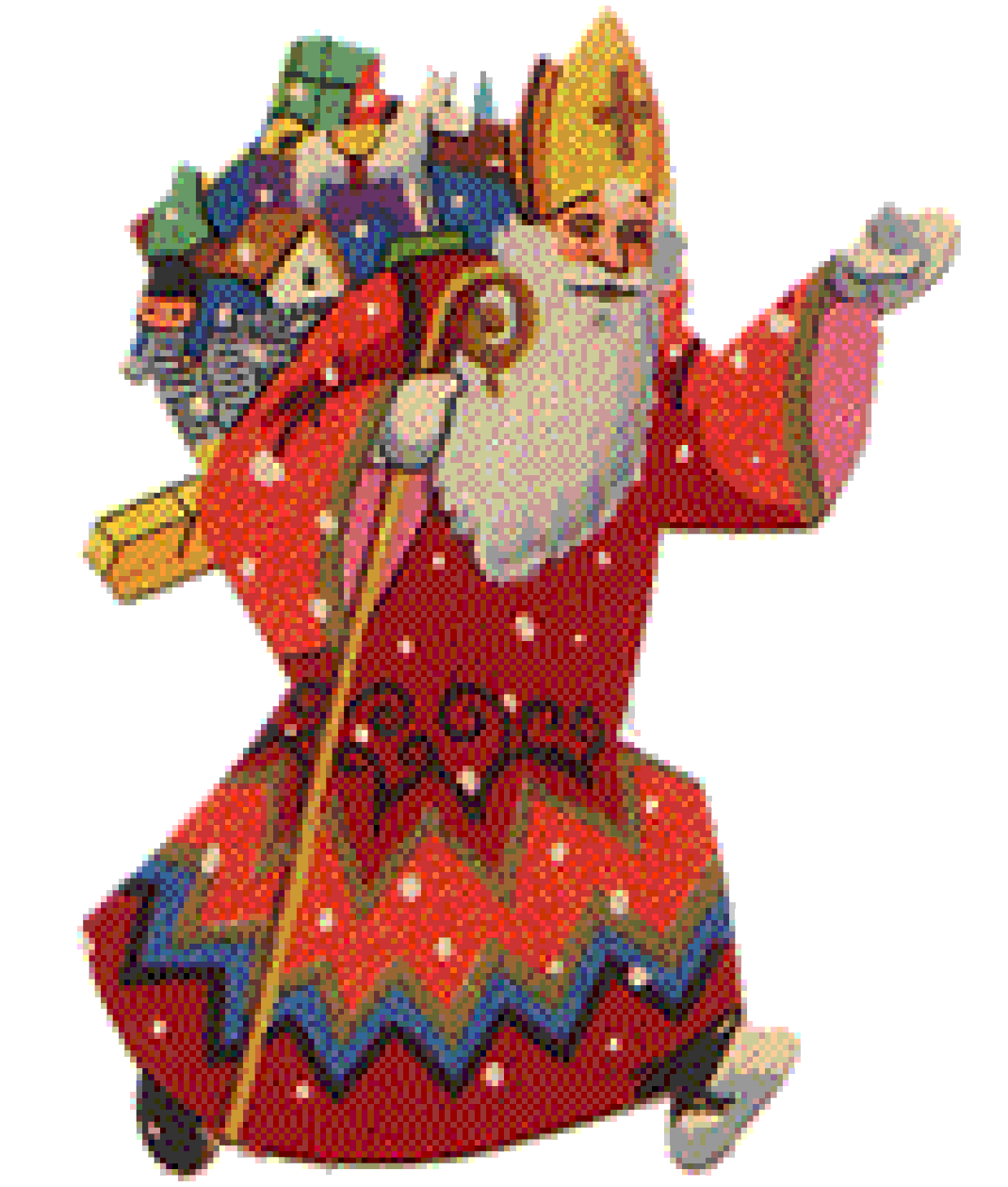 Coloriage A Imprimer De Saint Nicolas