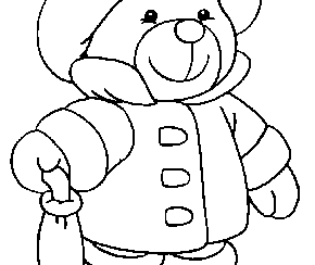 Coloriage petits nounours
