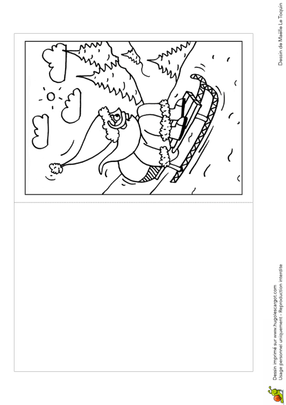 Carte De Noel Coloriage