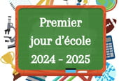 Pancarte "premier jour d'&eacute;cole" &agrave; imprimer