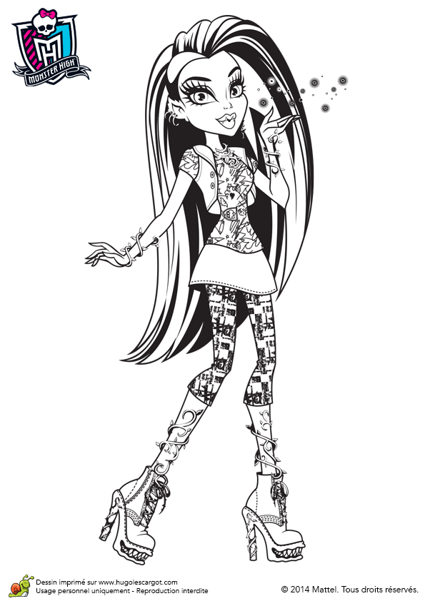 Monster High Coloriage A Imprimer Gratuit
