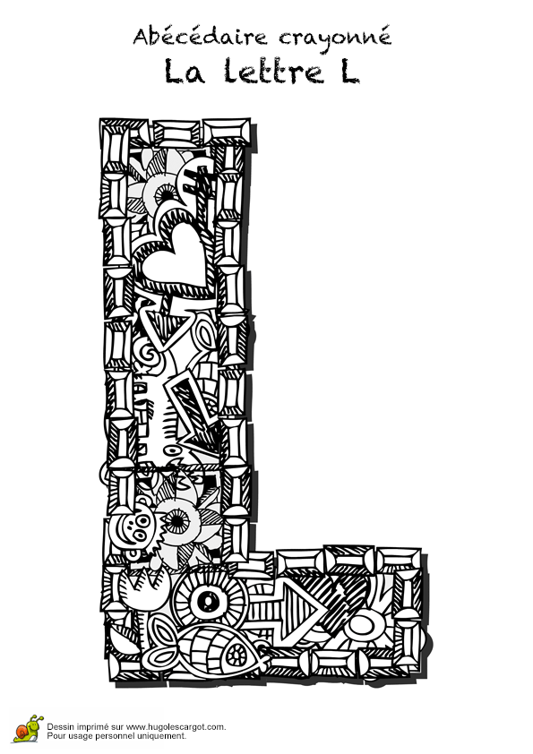 Coloriage Lettre De L Alphabet A Imprimer