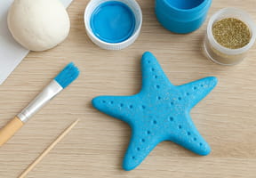 Une étoile de mer en pâte à sel : le DIY facile qui sent bon les vacances