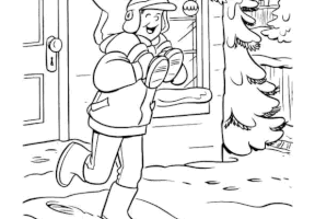 Coloriage noel jeu