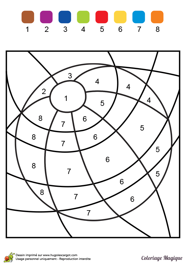Coloriage Magique Niveau Ce 1