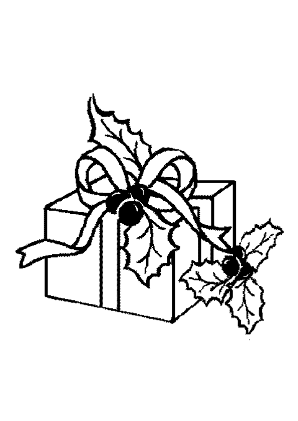 Coloriage Cadeau A Imprimer