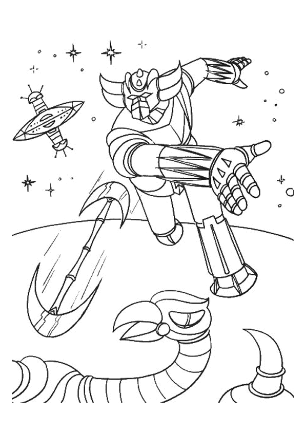 Robot A Imprimer Coloriage